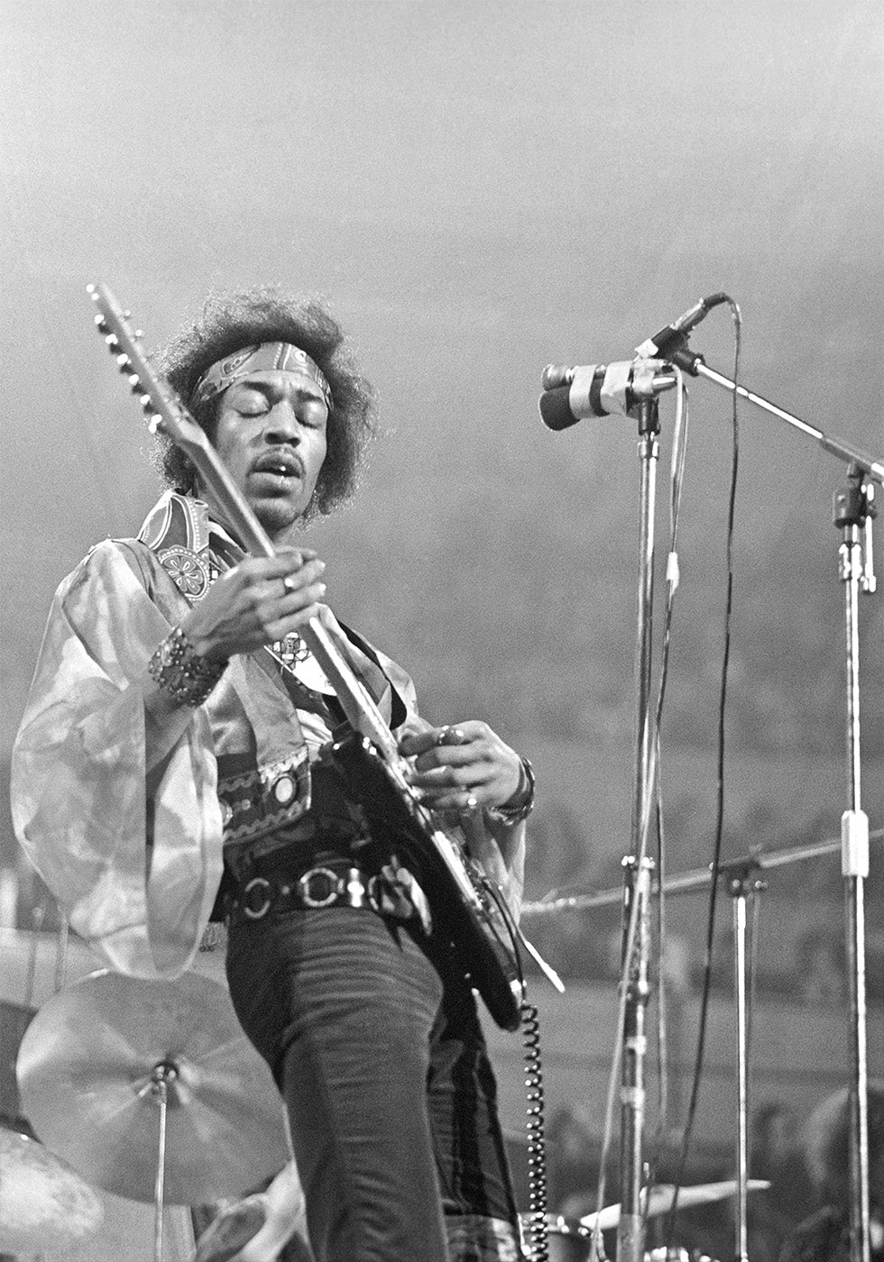 Jimi Hendrix Live Poster - Posterbox.dk