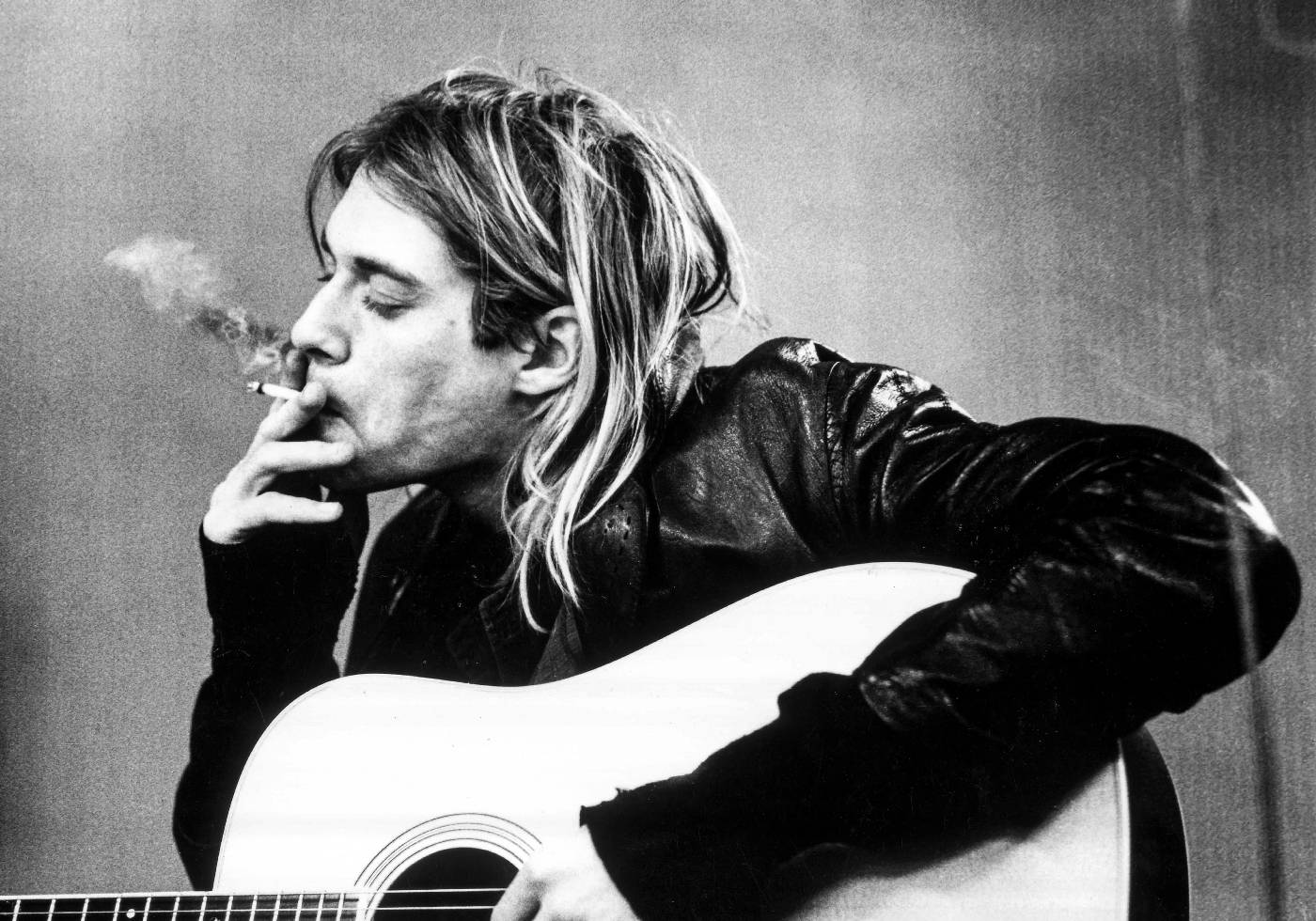 Ikonisches Kurt-Cobain-Porträt-Poster – Posterbox.no