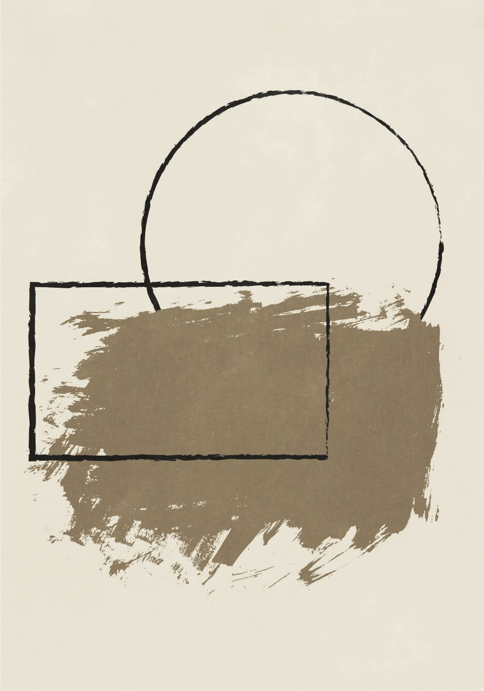 Layered Abstract Nr. 2 Poster - Posterbox.dk