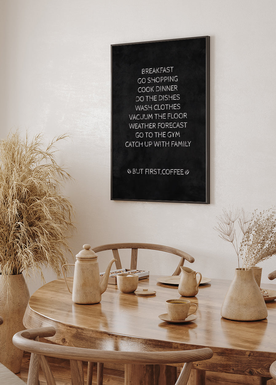 Letter Board Nr. 3 Poster - Posterbox.dk