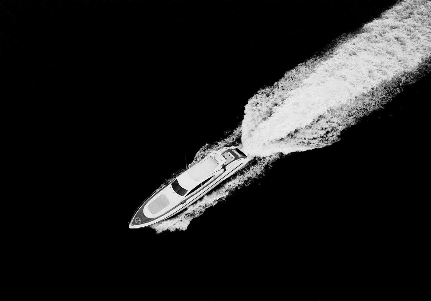 Monochromes Reiseplakat