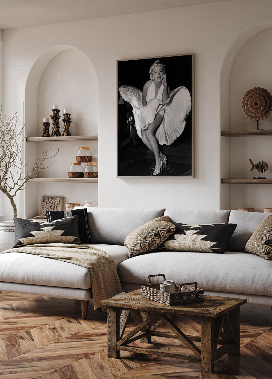 Marilyn Monroe-Kleid-Poster - Posterbox.dk
