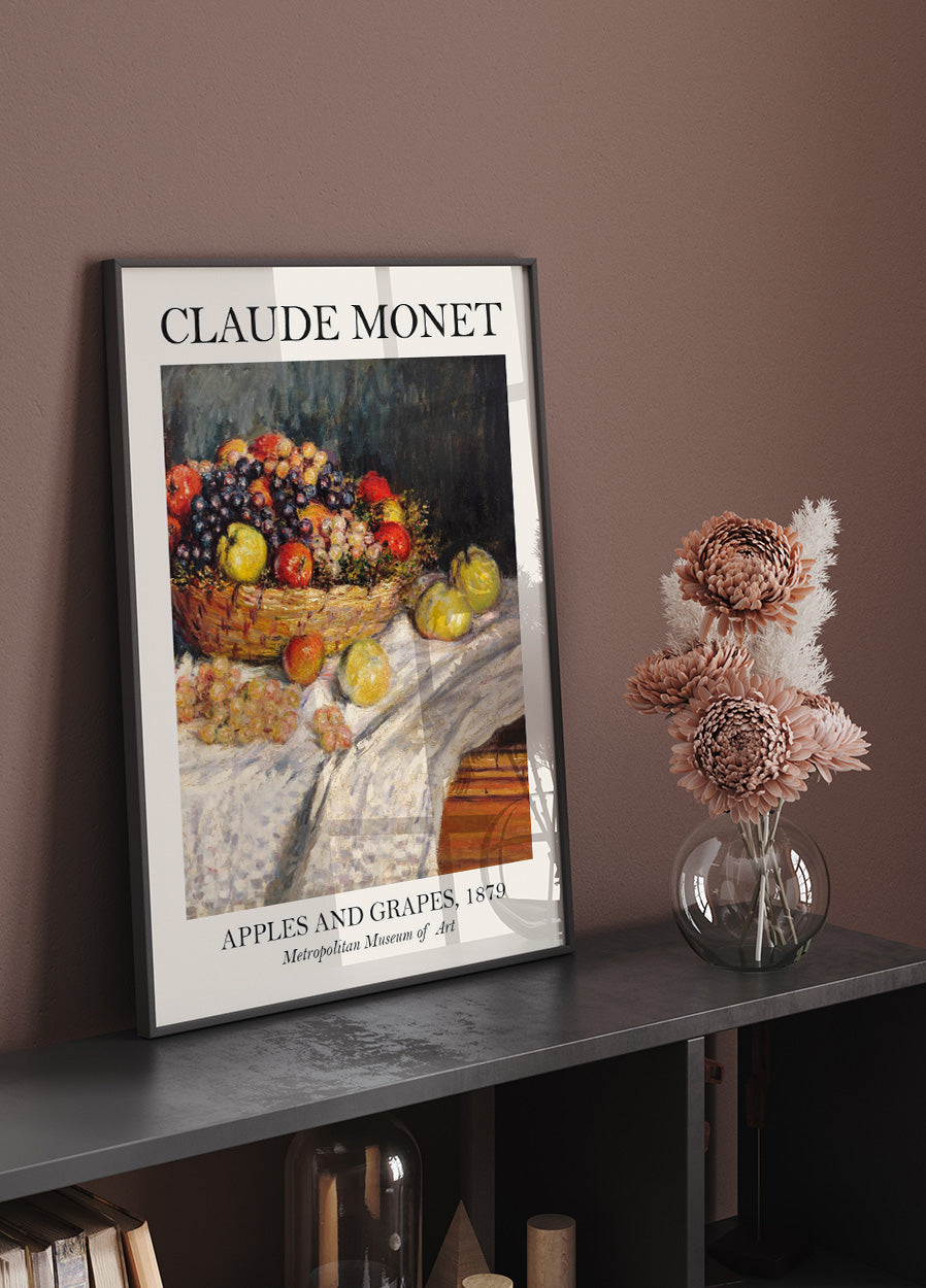 Monet Äpfel und Trauben Poster - Posterbox.dk