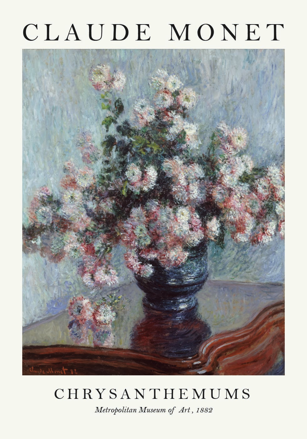Monet Chrysanthemen Poster - Posterbox.dk