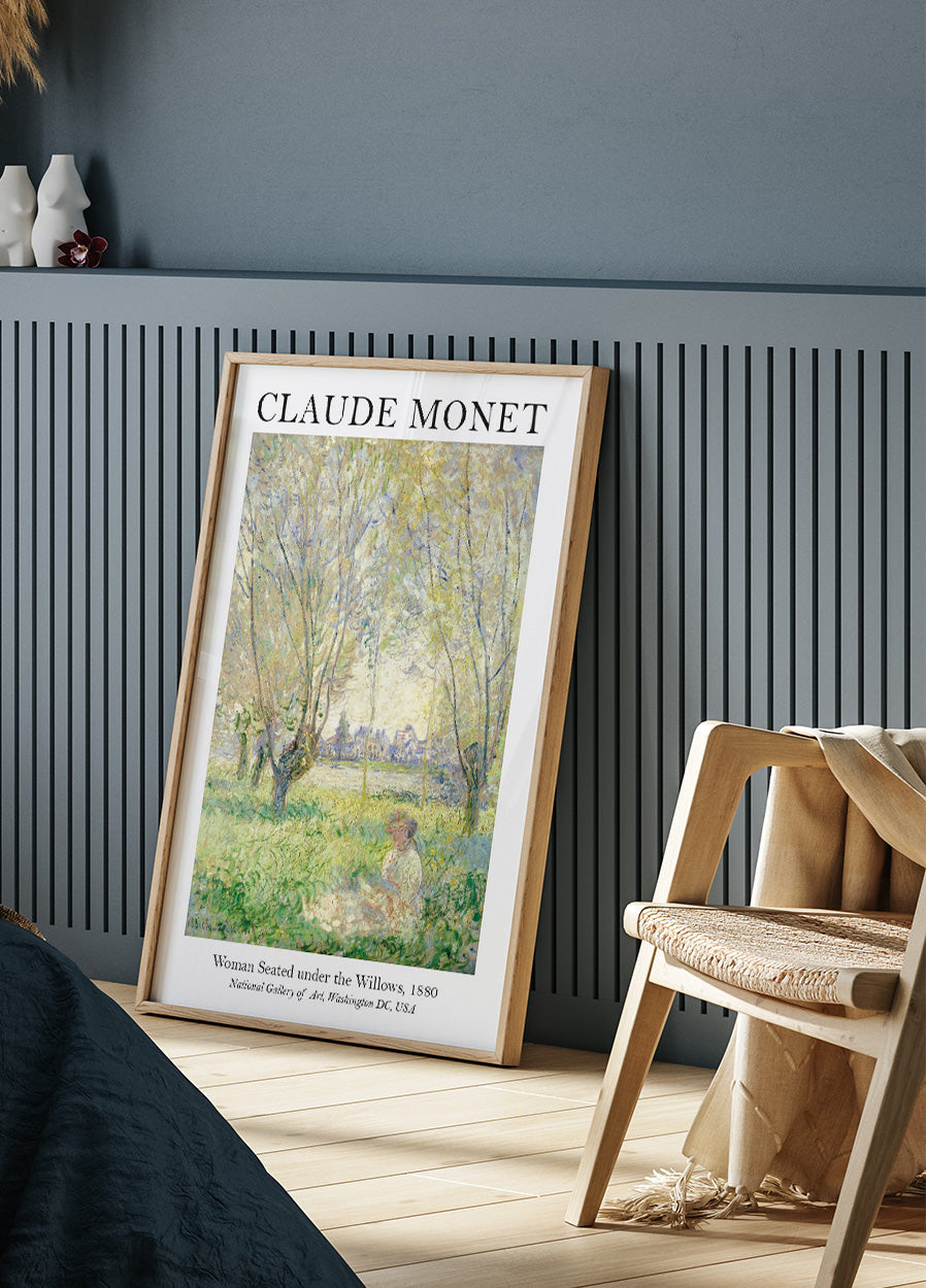 Monet Willows Poster - Posterbox.dk
