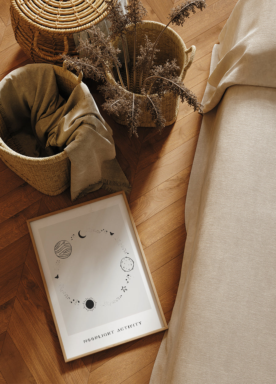 Mondscheinaktivität Nr. 4 Poster - Posterbox.dk