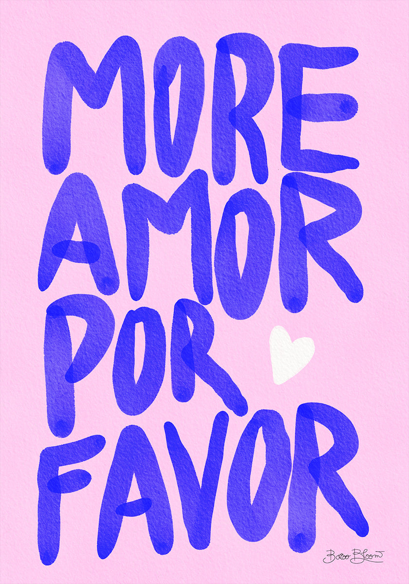 Mehr Amor Por Favor Poster