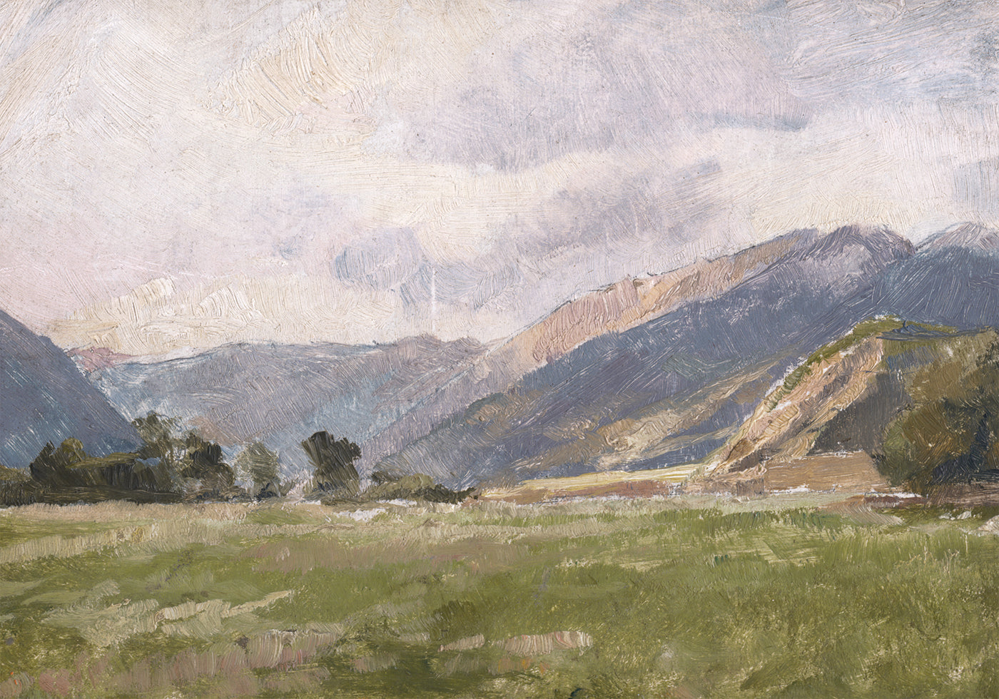 Bergwiese von Ľudovít Čordák Poster - Posterbox.dk