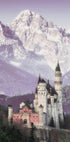 Poster Schloss Neuschwanstein und Alpenberge - Posterbox.dk