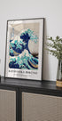 Die große Welle vor Kanagawa von Katsushika Hokusai Poster - Posterbox.no