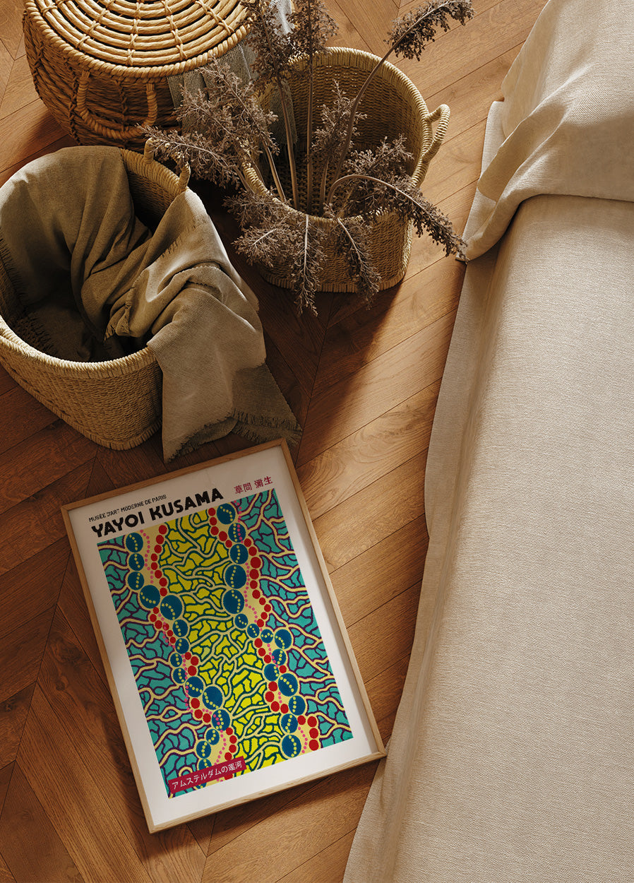 Yayoi-Kusama-Kanal in Amsterdam Poster - Posterbox.no