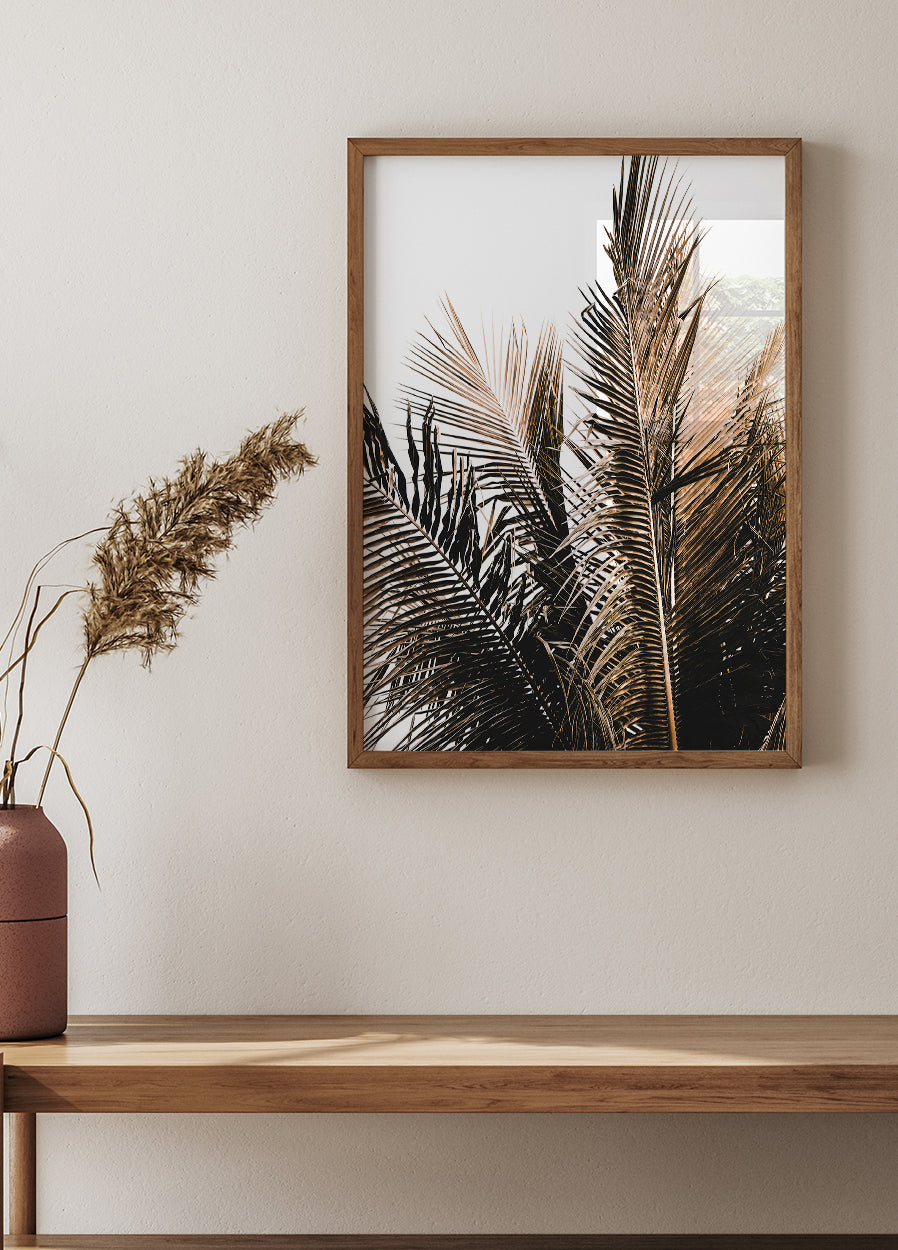 Palmblätter Nr. 1 Poster - Posterbox.dk