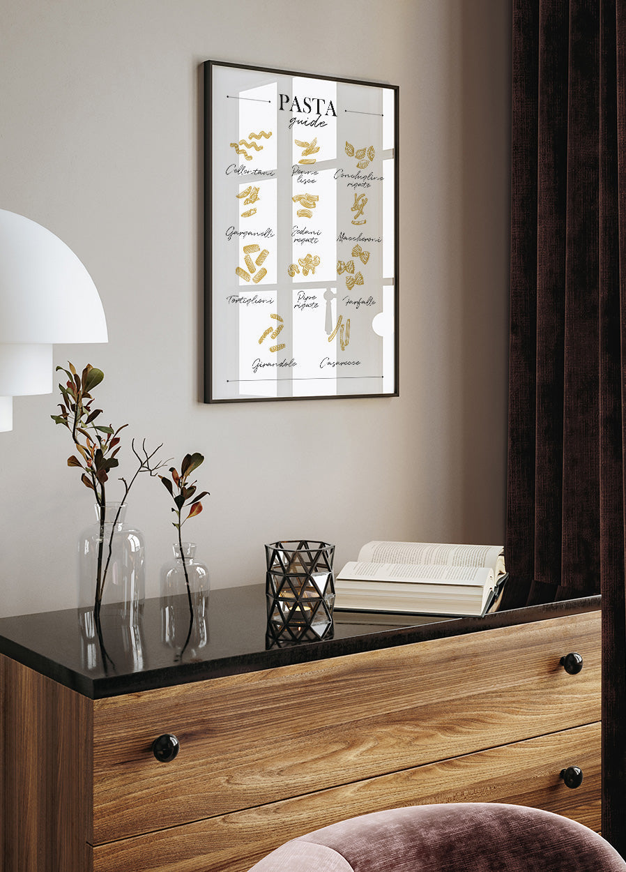 Pasta-Guide-Poster - Posterbox.dk