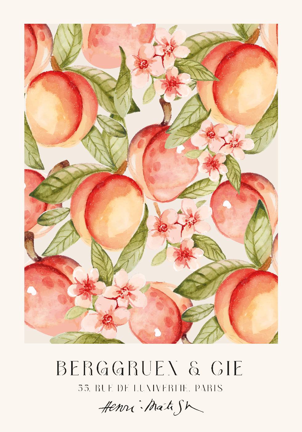Pfirsiche Poster - Posterbox.dk