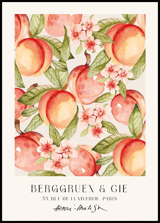 Pfirsiche Poster - Posterbox.dk