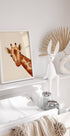 Peekaboo Giraffe Poster - Posterbox.dk