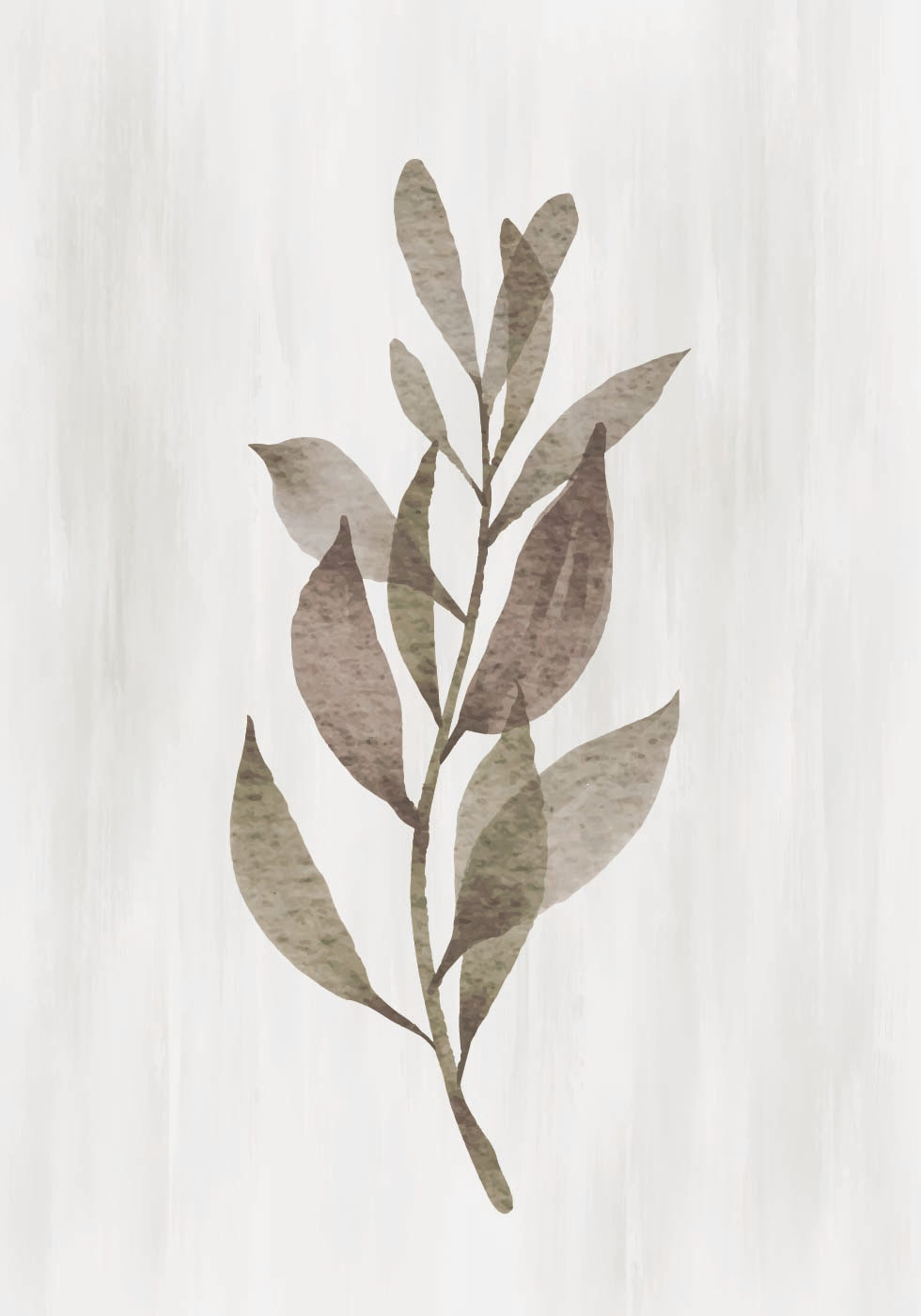 Pflanzenkunst Nr. 1 Poster - Posterbox.dk