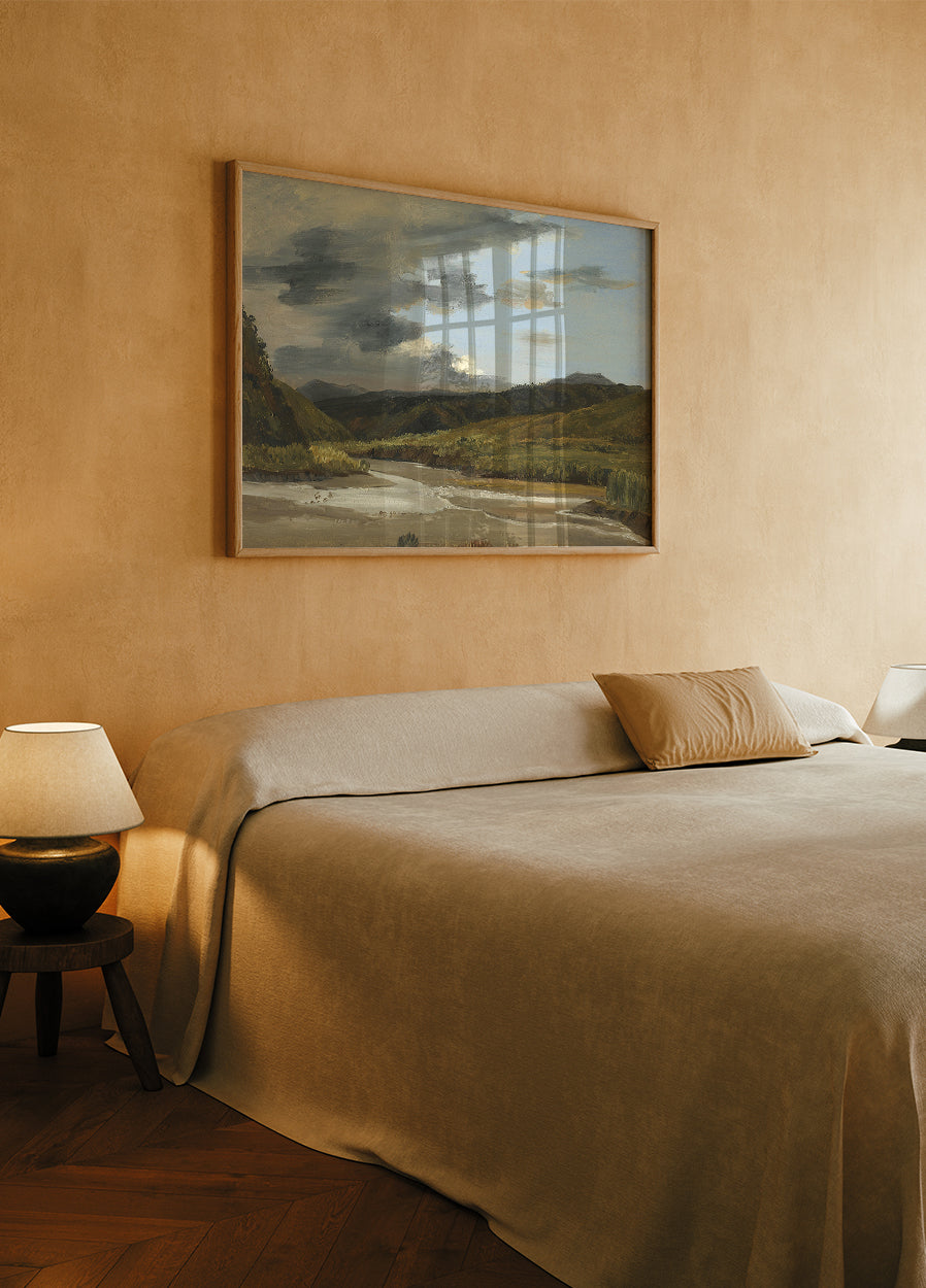 Pleinair-Skizze eines Flusses von Jules Coignet Poster - Posterbox.dk