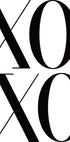 XOXO-Poster - Posterbox.dk