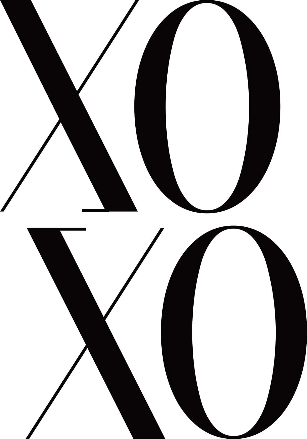 XOXO-Poster - Posterbox.dk