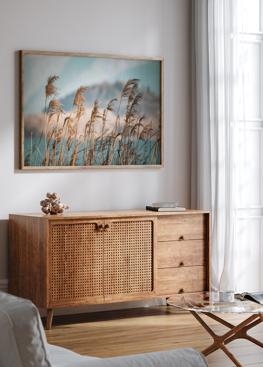 Reeds By The Lake Poster - Posterbox.dk