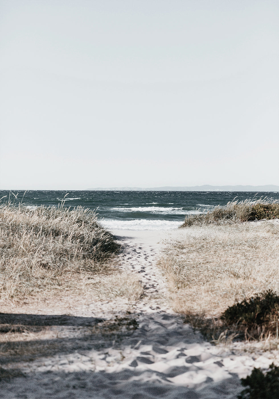 Sandy Path To The Ocean Poster - Posterbox.dk