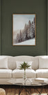 Poster mit schneebedeckten Bäumen - Posterbox.dk