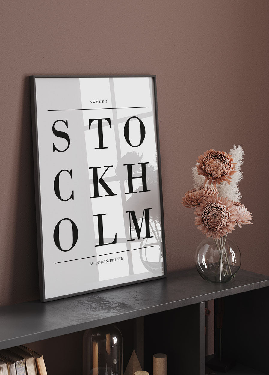 Stockholm Nr. 2 Poster - Posterbox.no