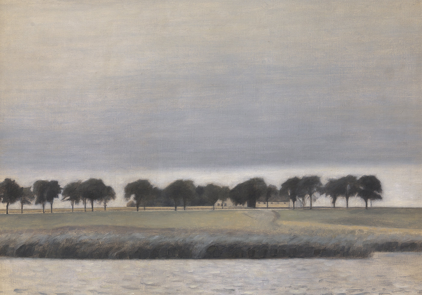 Studie für Solregn Gentofte Lake Poster - Posterbox.dk