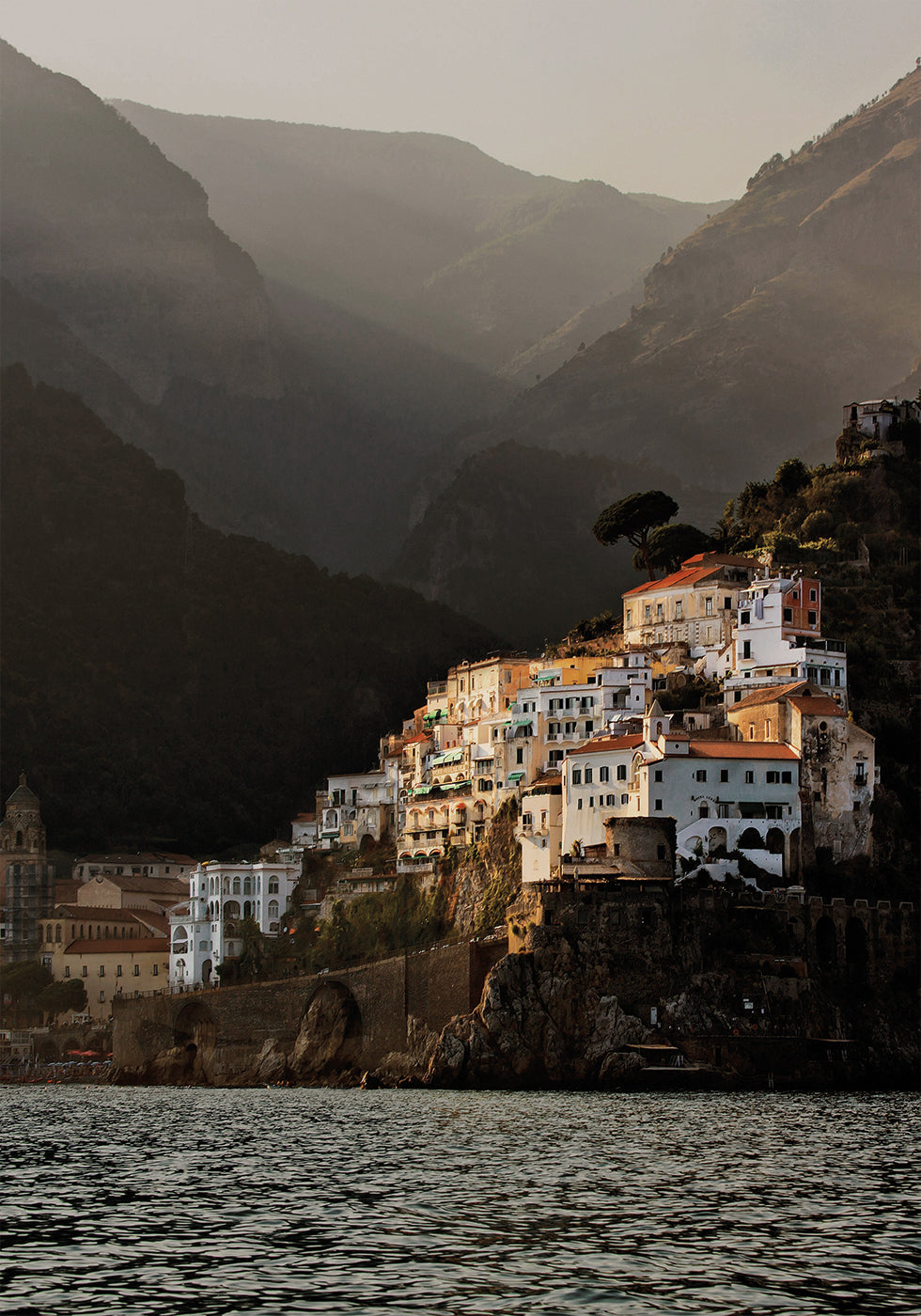 Sonnenuntergang in Amalfi Poster - Posterbox.dk