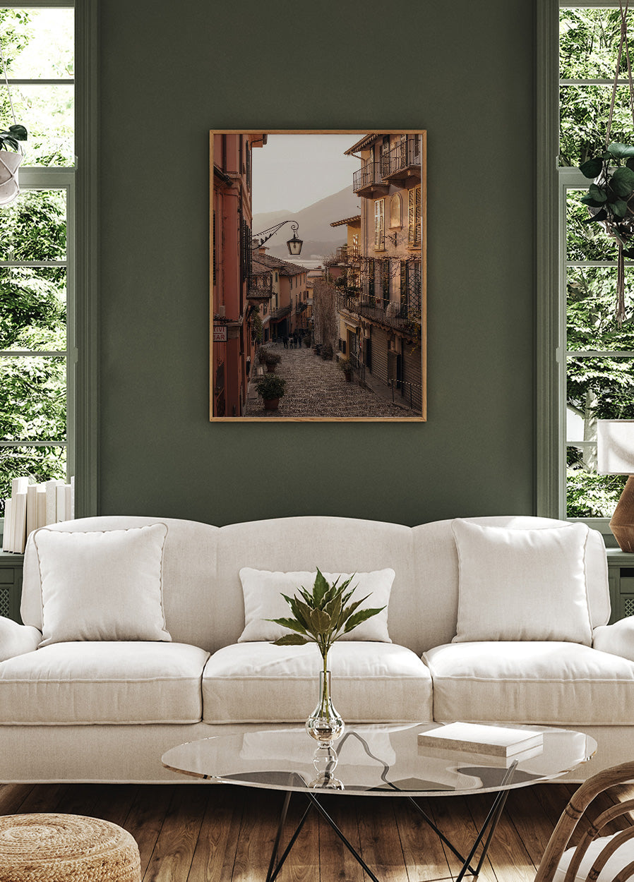 Sonnenuntergang in Bellagio Poster - Posterbox.dk