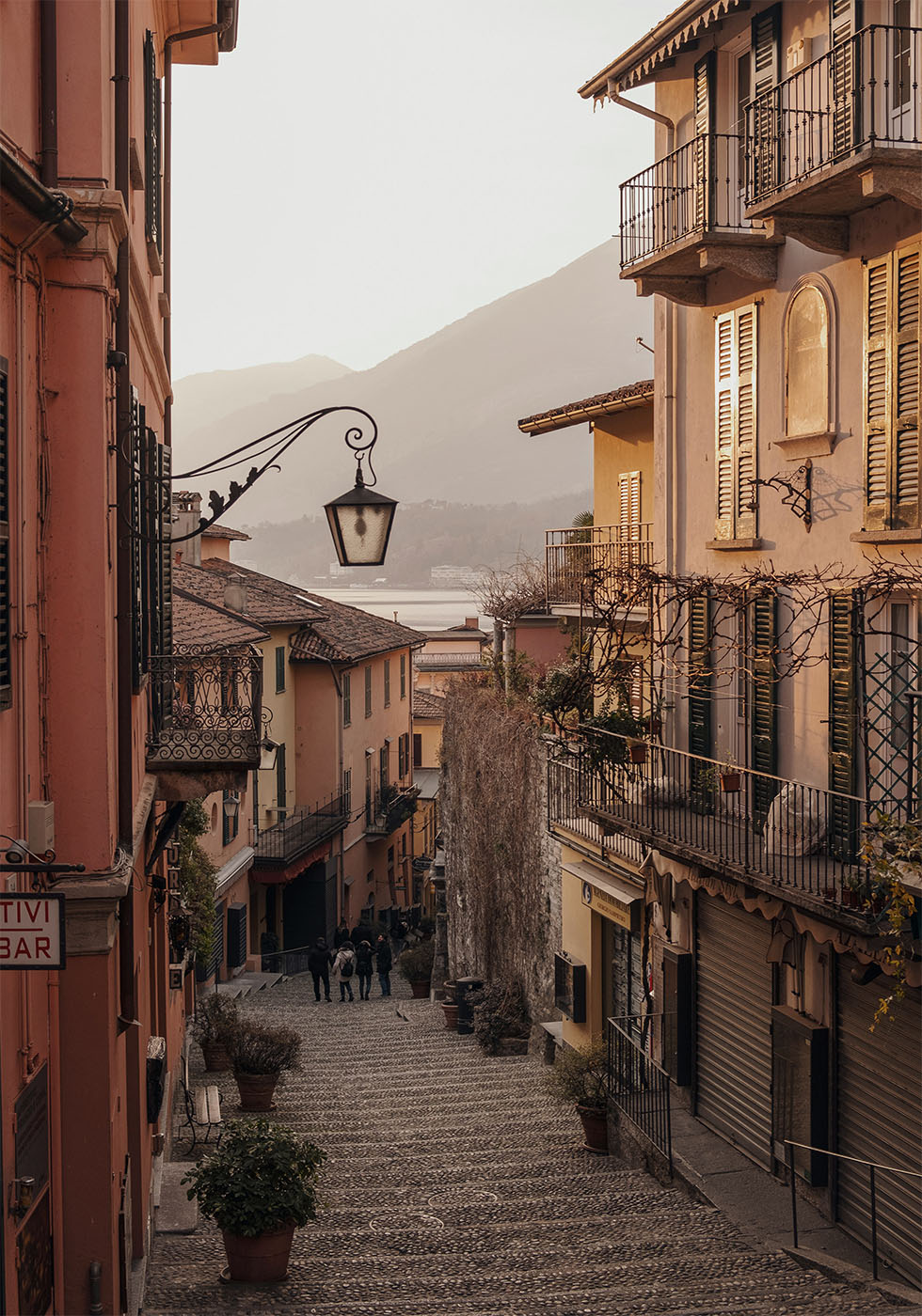 Sonnenuntergang in Bellagio Poster - Posterbox.dk