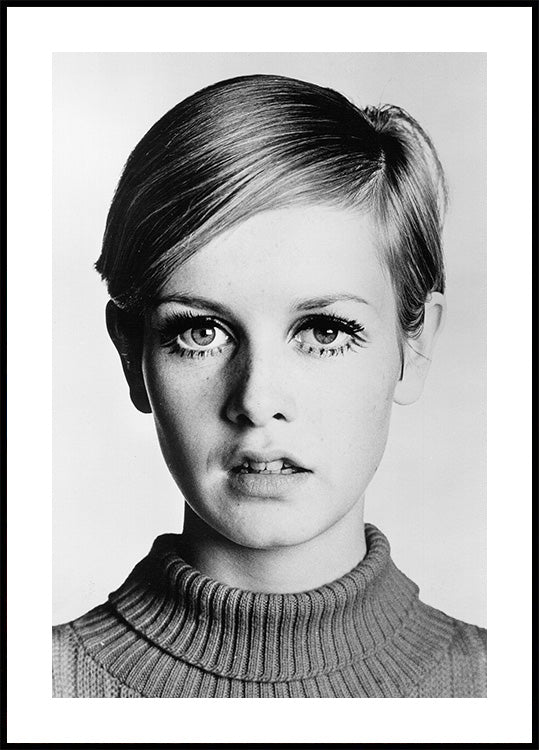 Supermodel Twiggy Poster - Posterbox.dk
