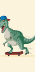 Skateboarding T-Rex Poster - Posterbox.dk