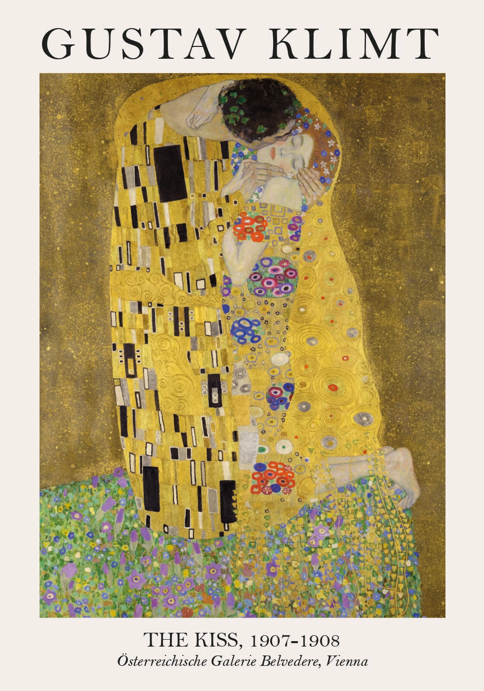Der Kuss von Gustav Klimt Poster - Posterbox.dk