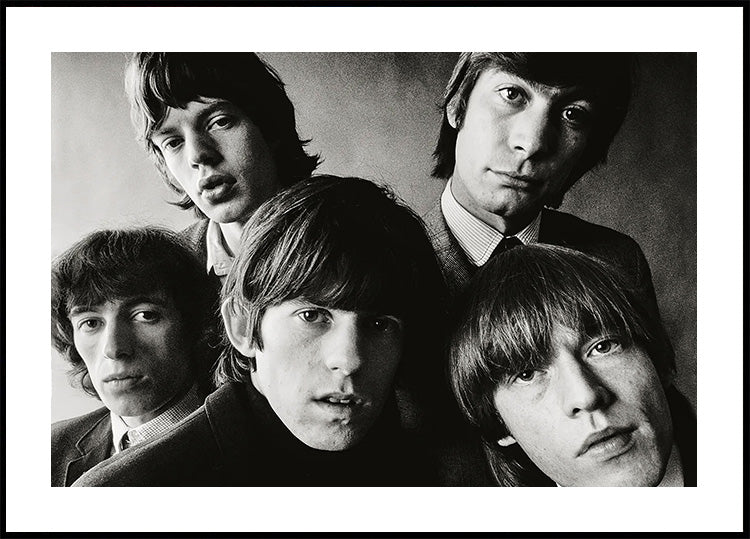 Das Portrait-Poster der Rolling Stones-Gruppe - Posterbox.dk