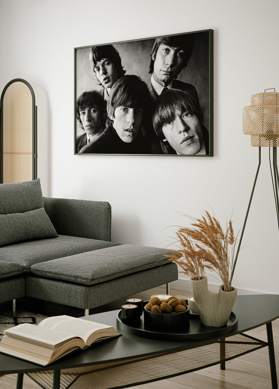 Das Portrait-Poster der Rolling Stones-Gruppe - Posterbox.dk