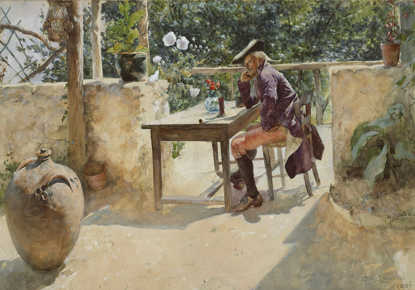 The Vine von Carl Larsson Poster - Posterbox.dk