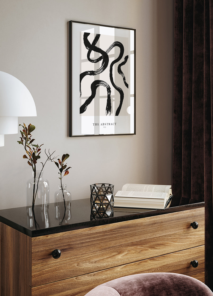 Das abstrakte Nr. 2-Poster - Posterbox.dk