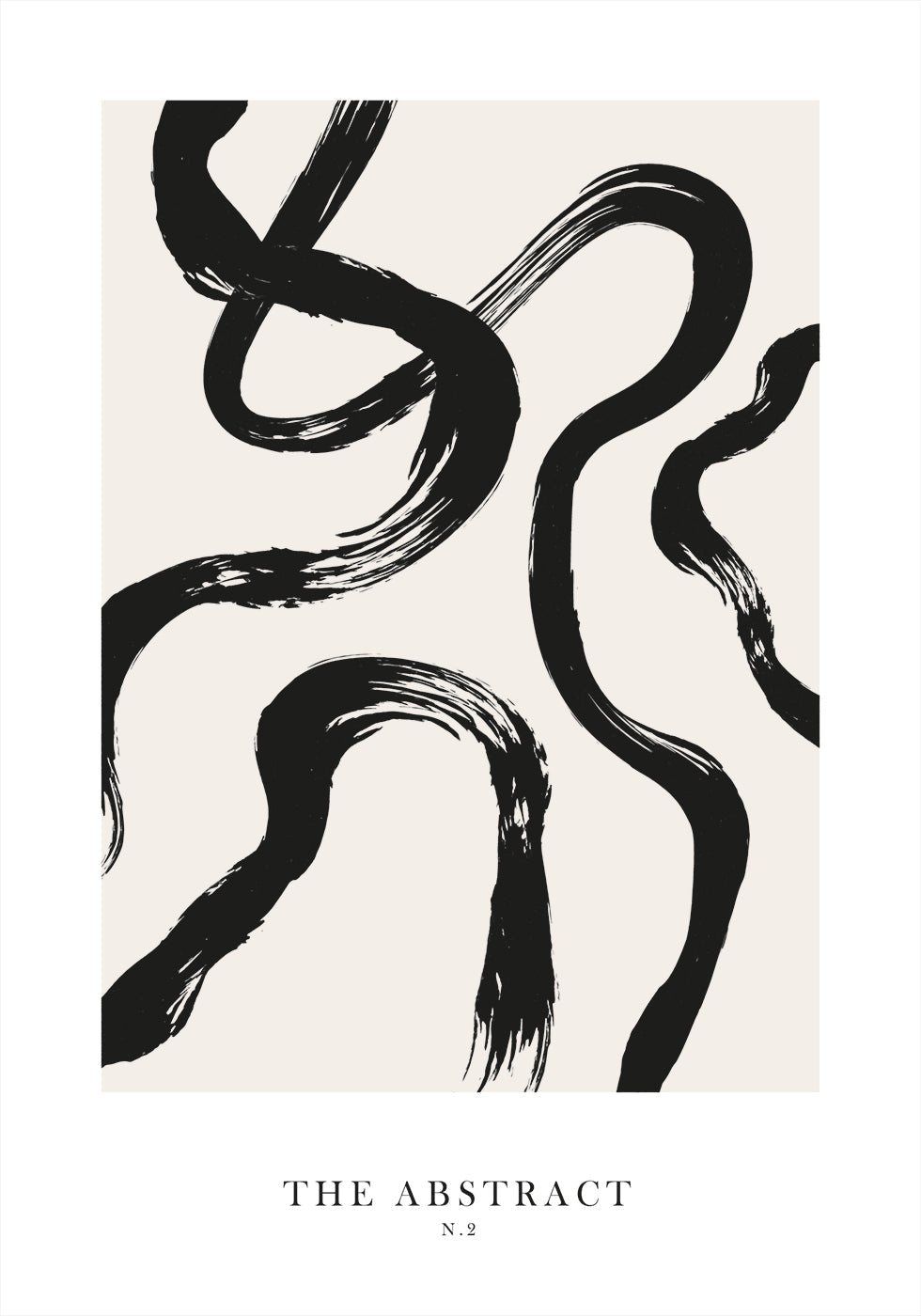 Das abstrakte Nr. 2-Poster - Posterbox.dk