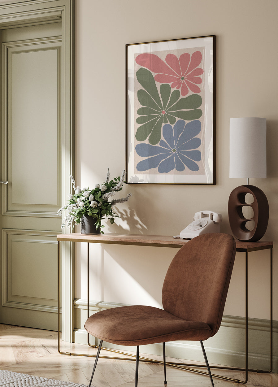 Drei Blumen Poster - Posterbox.dk