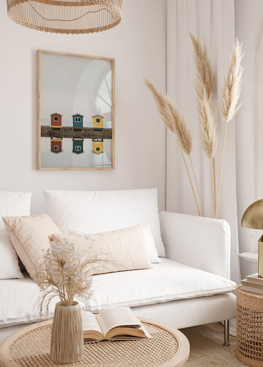 Drei niedliche Gebäude in Cavendish, Kanada Poster - Posterbox.dk