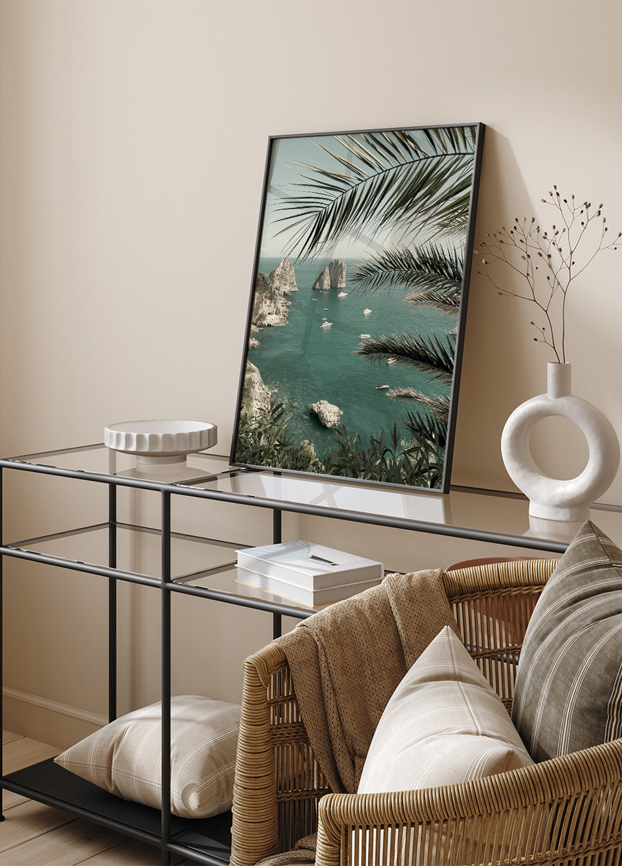 Blick auf das Mittelmeer Poster - Posterbox.dk
