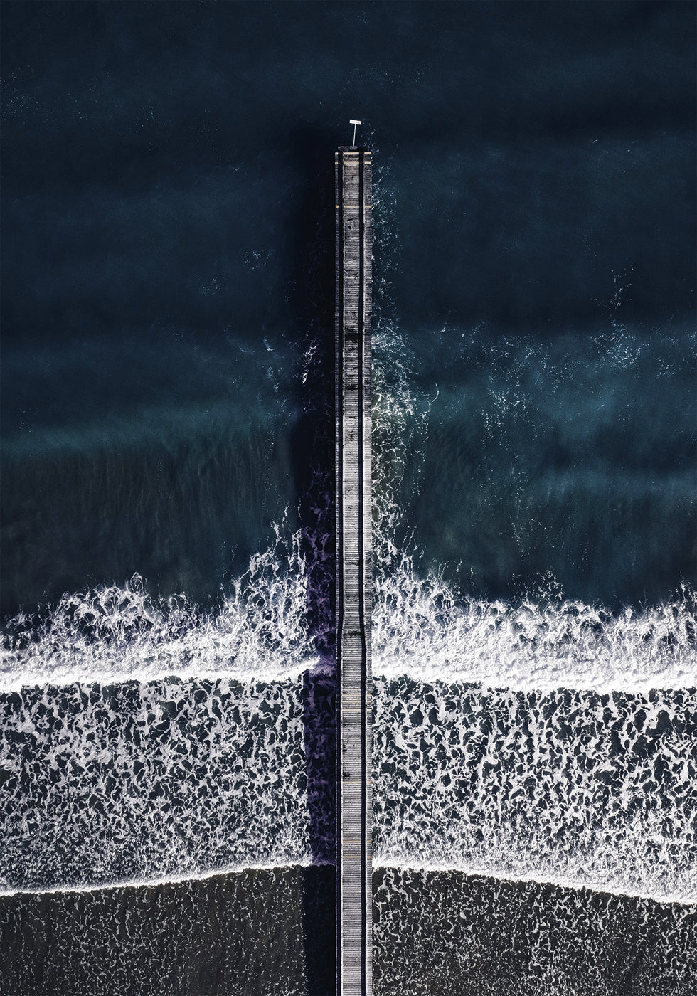 Pier über türkisfarbenem Wasser Poster - Posterbox.dk