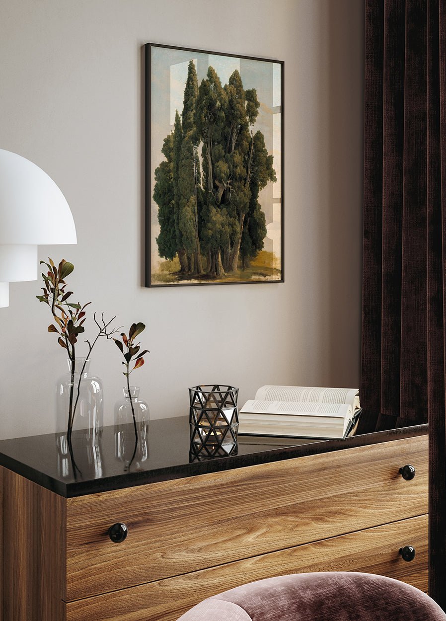 Villa d'Este von Gustaf Wilhelm Palm Poster - Posterbox.dk