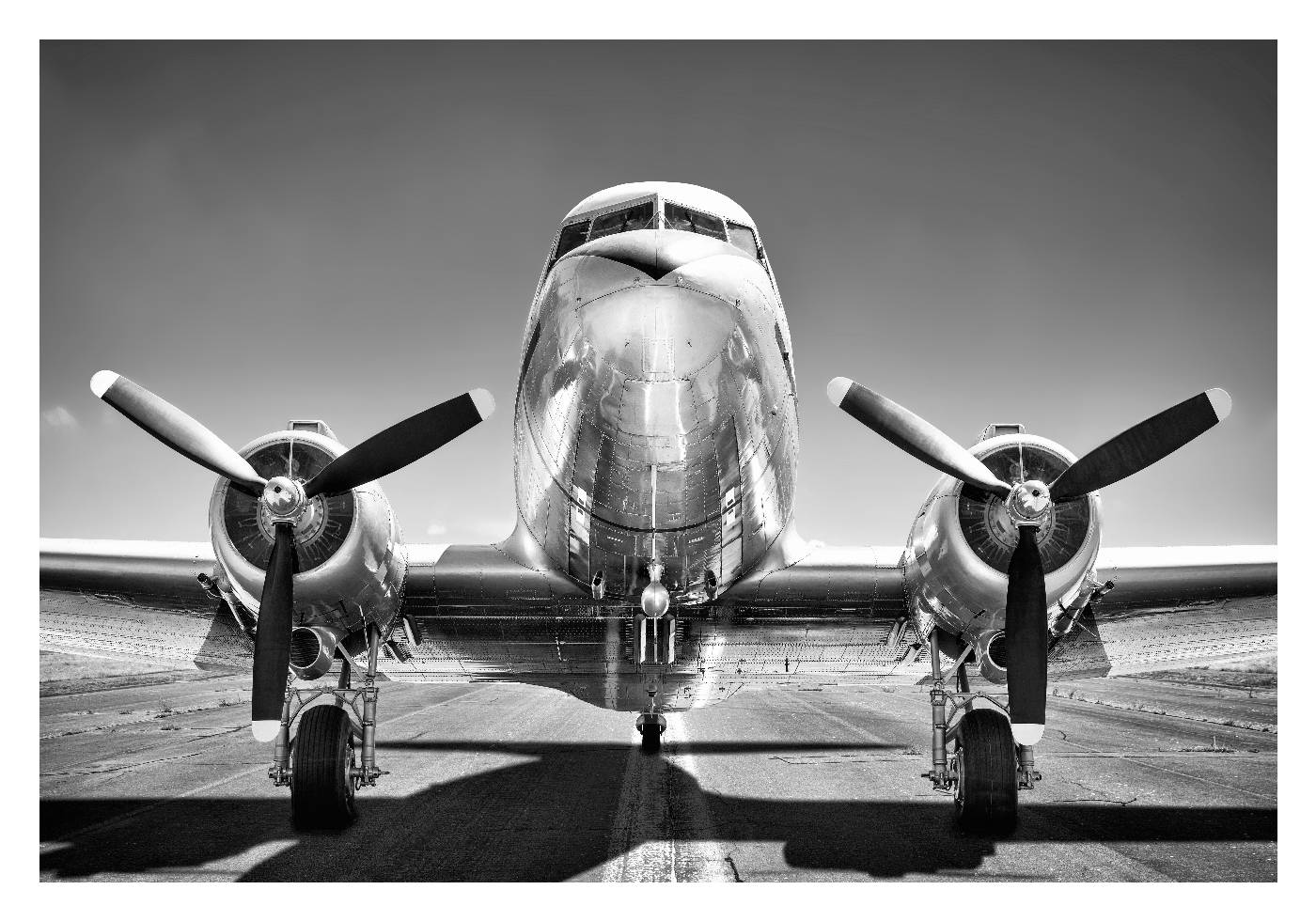 Vintage-Flugzeug-Poster - Posterbox.no