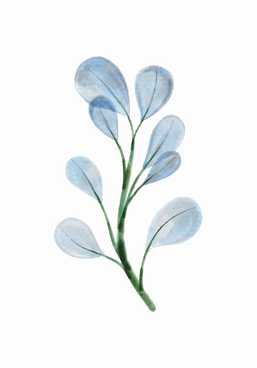 Aquarellzweig-Poster - Posterbox.dk