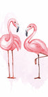 Aquarell-Flamingos-Poster - Posterbox.dk