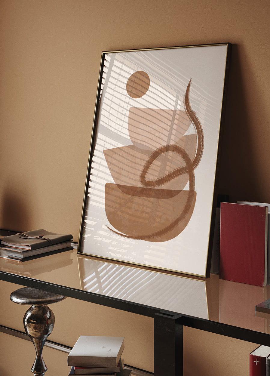 Poster mit Aquarellformen - Posterbox.dk