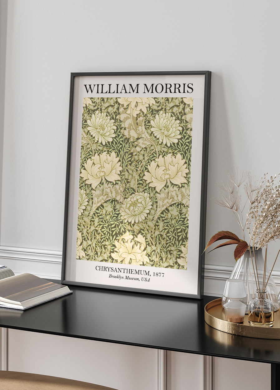 William Morris Chrysanthemen-Poster - Posterbox.dk